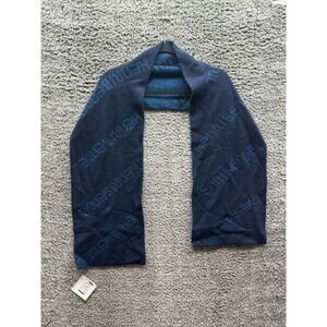 Henri Bendel 100% Cashmere Lurex Scarf‎ Blue Size 10" x 66"